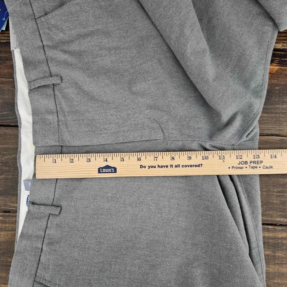Old Navy‎ Men's Flannel Pants Trousers Gray Signature Slim Size 36x30 NEW